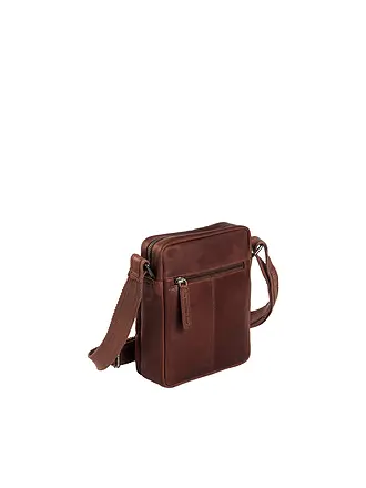 CHESTERFIELD | Bolso de cuero - Bolso bandolera BIRMINGHAM | braun